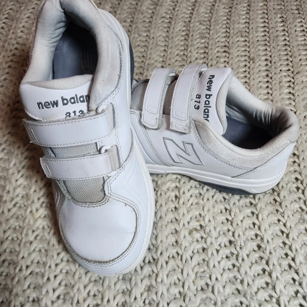 New Balance 813 White Leather Walking Shoes MW813HWT Men's Size 7.5